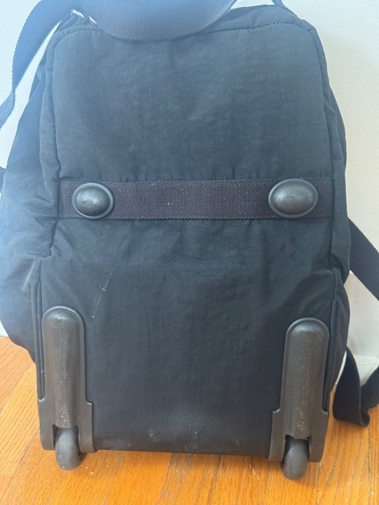 Kipling Fundamental Backpack Medium Black Drawstring Nylon Gorilla Attachment main image 4